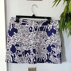 Lilly Pulitzer Zebra Skort 10